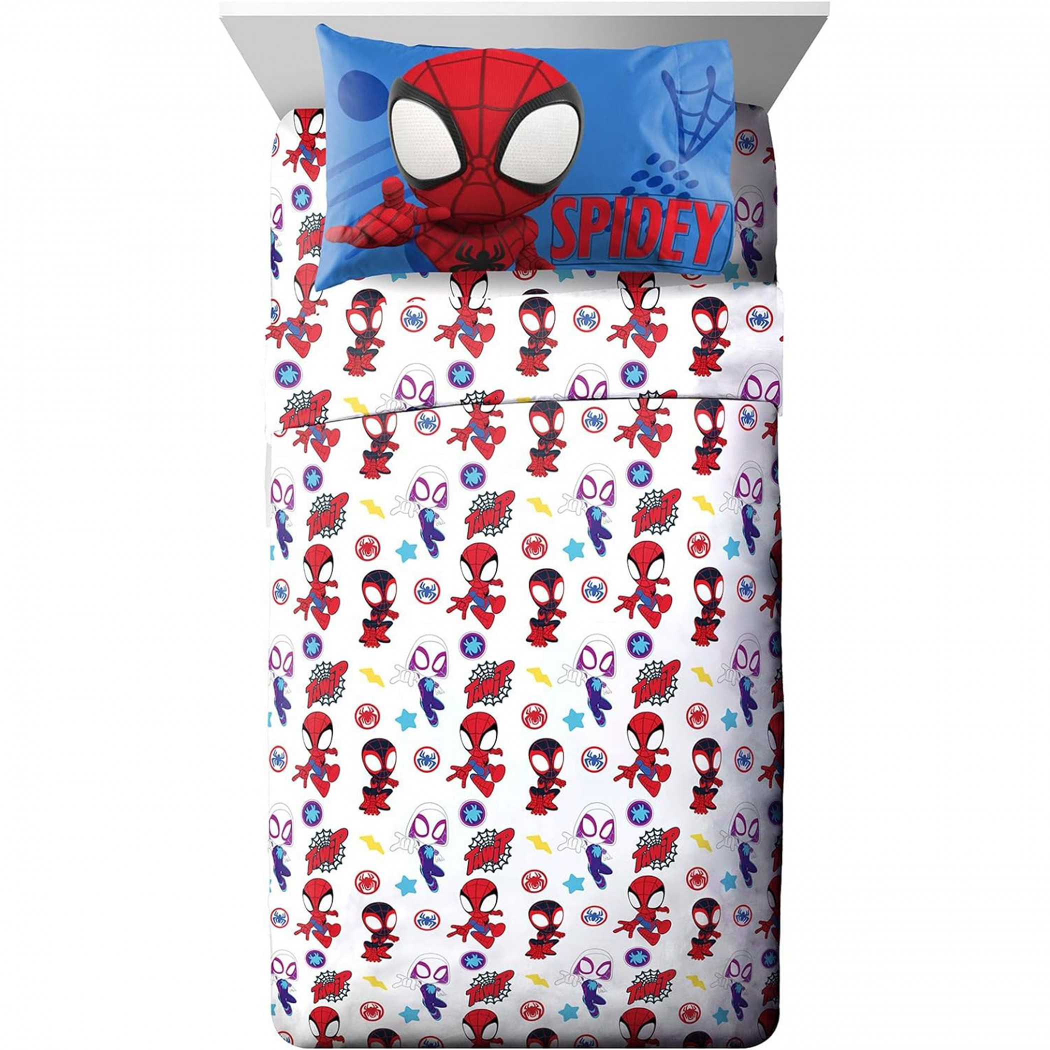 Marvel Spidey and His Amazing Friends Toddler Sheet Set